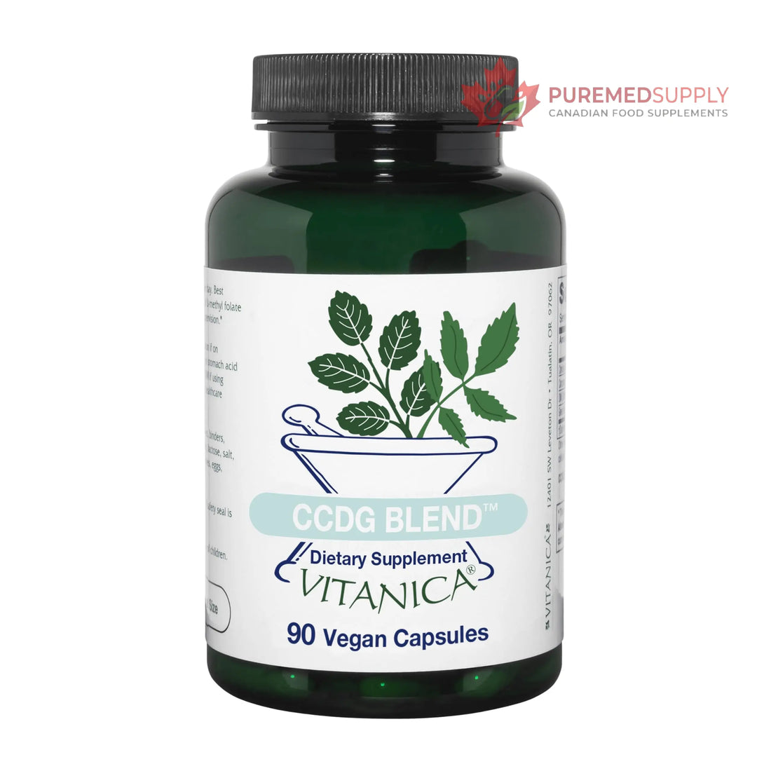 Vitanica CCDG Blend, Immune Support, DIM Supplement 200mg, Turkey Tail Mushroom, Turmeric, Green Tea, Vegan, 90 Capsules Vitanica buy supplements canada