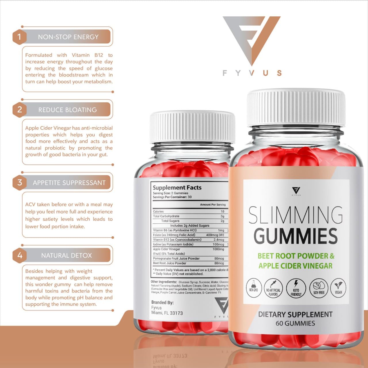 (3 Pack) Slimming Gummies It Works for Weight Loss with Apple Cider Vinegar Itworks Its Fyvus buy supplements canada