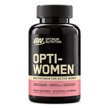 Optimum Nutrition Opti-Women, Vitamin C, Zinc and Vitamin D for Immune Support Womens Daily Multivitamin Supplement with Iron, Capsules, 120 Count Optimum Nutrition buy supplements canada