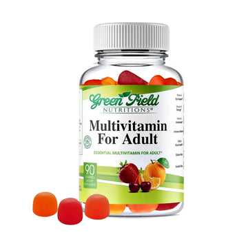 Greenfield Nutritions Halal Multivitamins for Adults | 90 Halal Vitamins for Women & Men | All Essential Gelatin Free Halal Gummy Vitamin, Mineral GREEN FIELD NUTRITIONS buy supplements canada