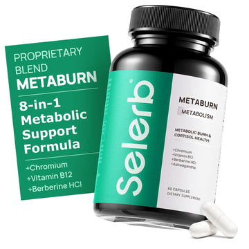 Selerb Metaburn Weight Loss Pills for Women & Men - Appetite Suppressant & Fat Burner, Metabolism Support Weight Loss Supplement with Berberine Selerb buy supplements canada