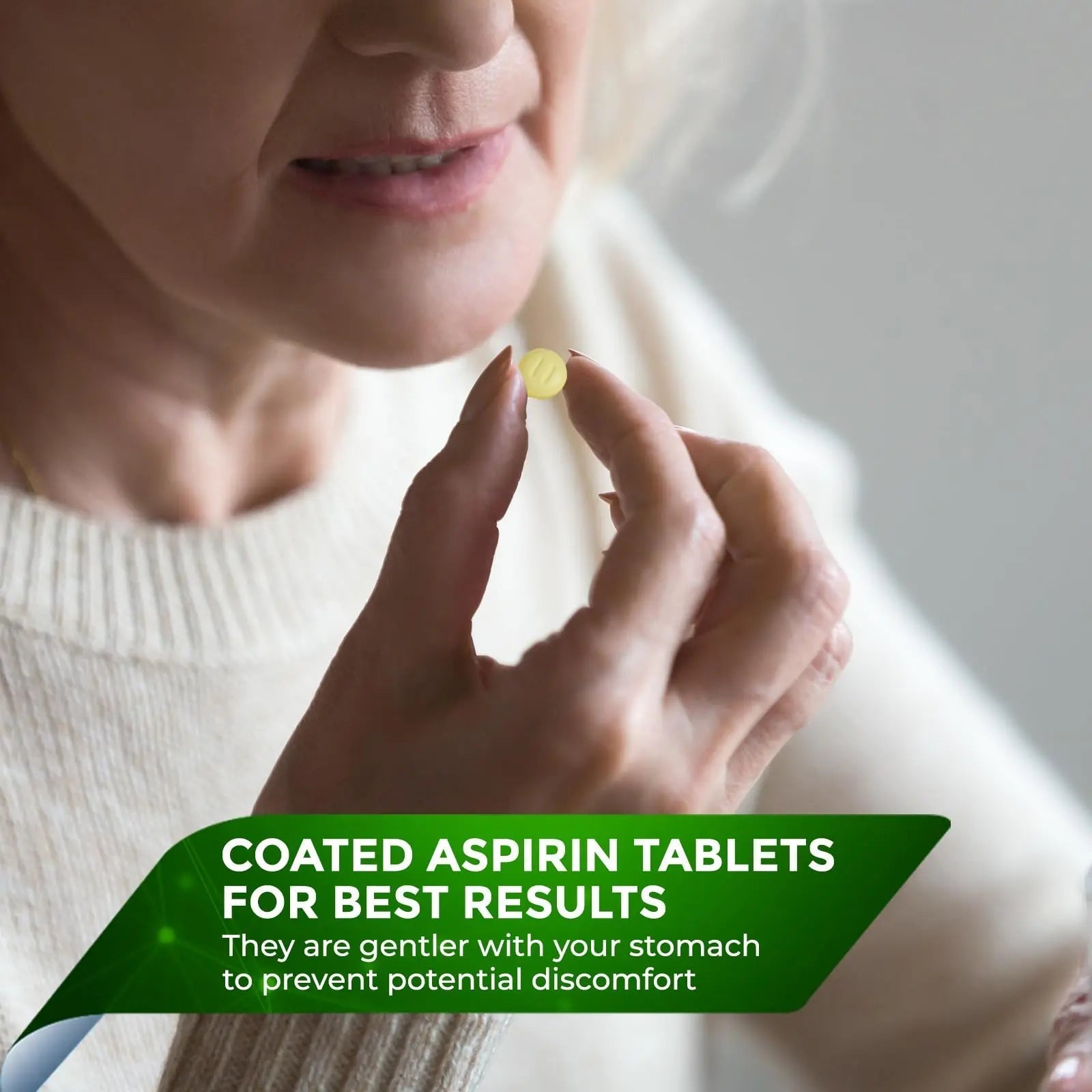 Pure Low Dose Baby Aspirin 81mg for Adults, 100 Count Enteric Coated Aspirin Tablets for Men and Women, Safe Relief for Symtoms Associated with Headache, Arthritis, Cramps NobleAid buy supplements canada