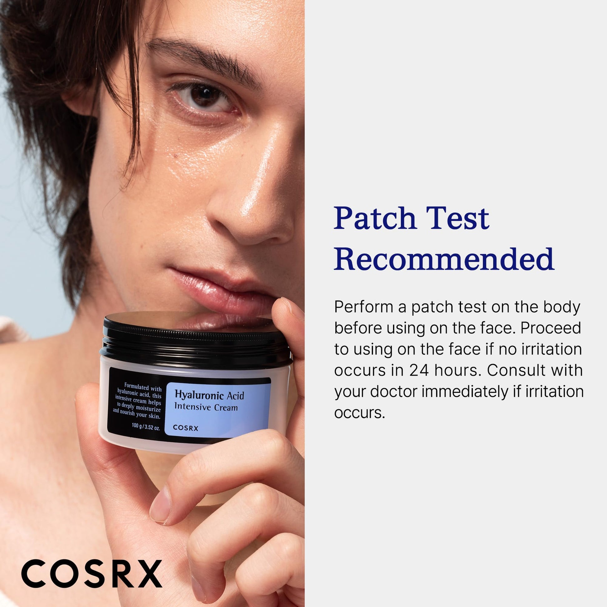 COSRX Hyaluronic Acid Moisturizing Cream, Long-lasting Hydration, Rich Moisturizer for Sensitive Skin 3.52 oz / 100g COSRX buy supplements canada