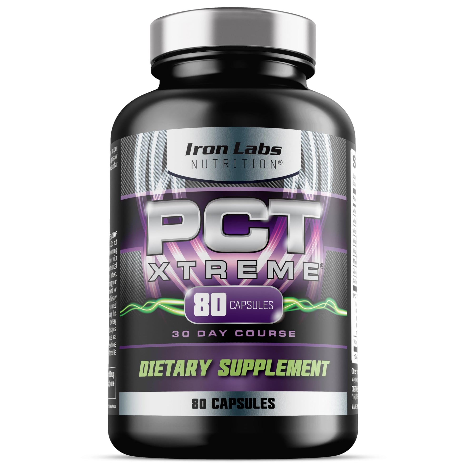 Iron Labs Nutrition PCT Xtreme - PCT Supplement for Men - 30 Day Course - Post Cycle Support Booster (80 Capsules) Iron Labs Nutrition buy supplements canada