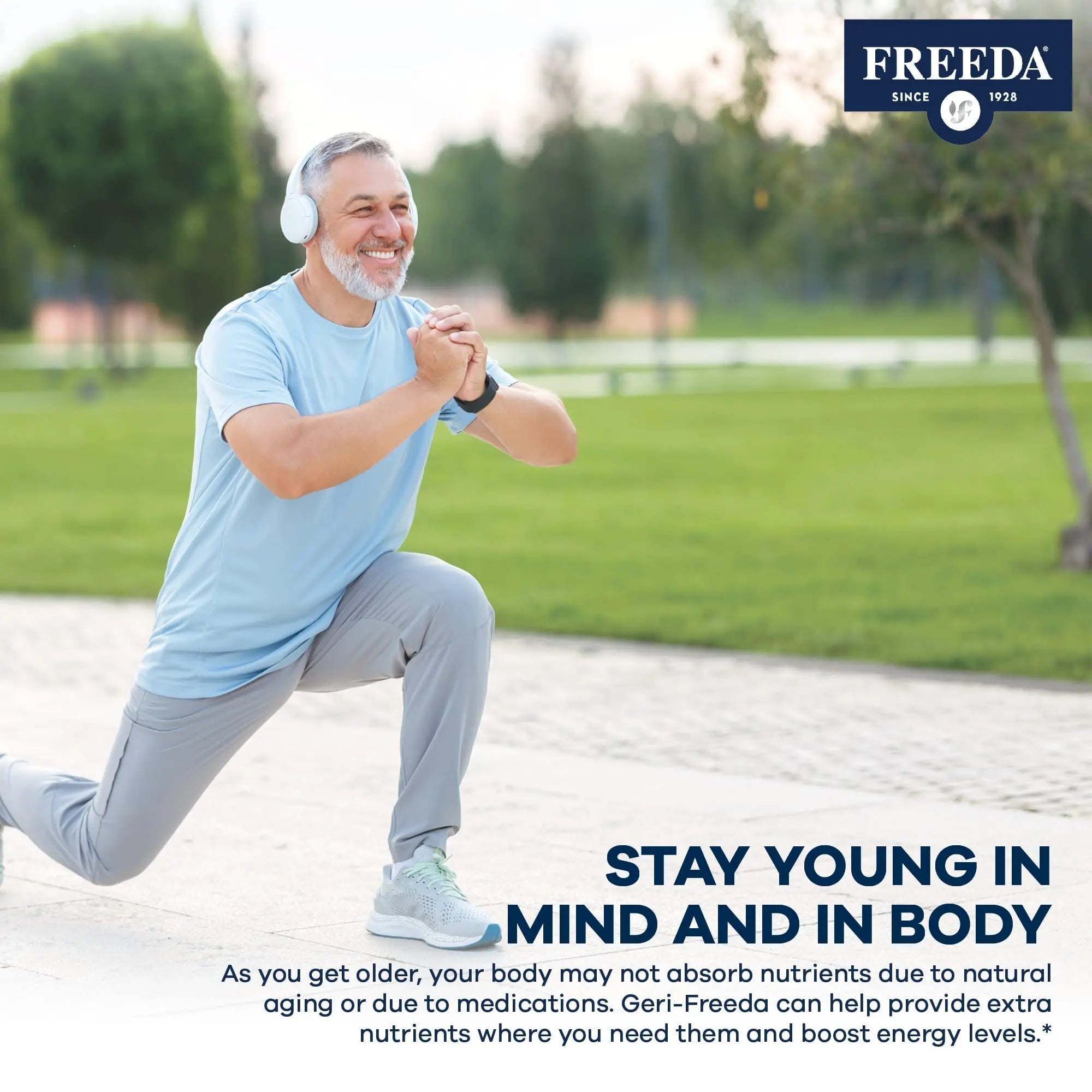 Freeda Senior Multivitamin - Kosher Vitamins for Men & Women 60 and Over - One Daily Coated Tablet - Women’s & Men’s Vitamins Multivitamin 60 Plus FREEDA buy supplements canada