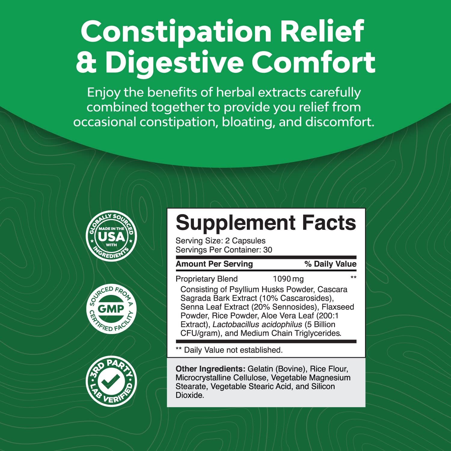 Herbal Laxative Capsules with Probiotics – Natural Laxative Pills to Cleanse Colon and Support Natures Craft buy supplements canada