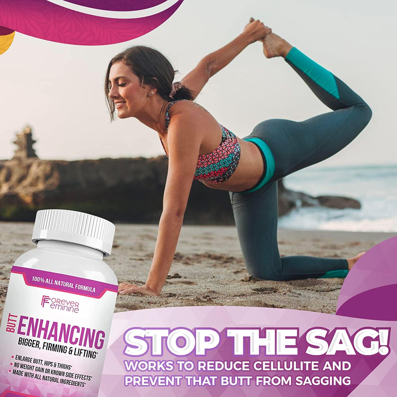 Forever Feminine Premium Butt Enhancement Pills - Booty Enlargement Pills - Shape Forever Feminine buy supplements canada