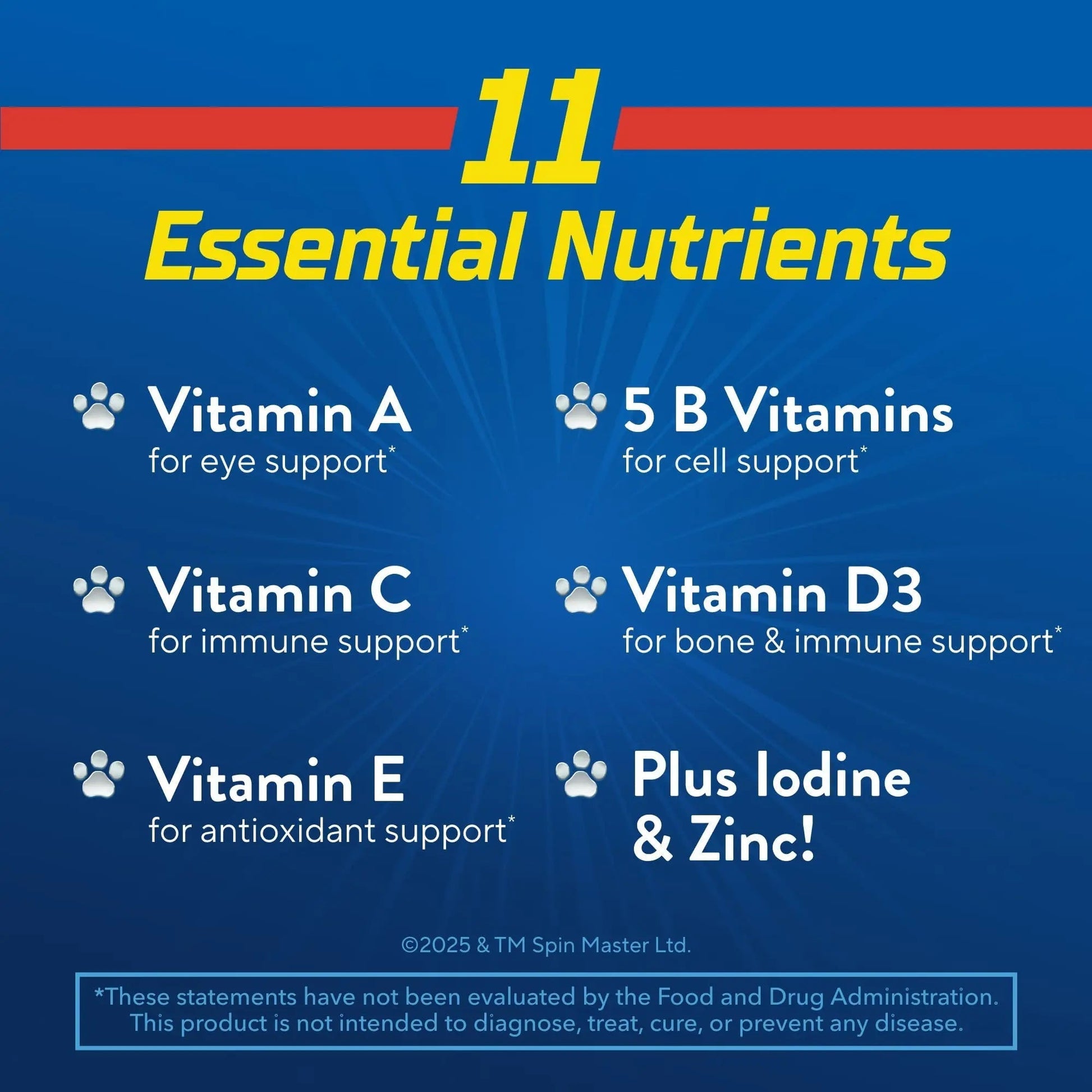 L’il Critters Paw Patrol Gummy Vites Daily Gummy Multivitamin for Kids, Vitamin C, D3 for Immune Support Cherry Lil Critters buy supplements canada