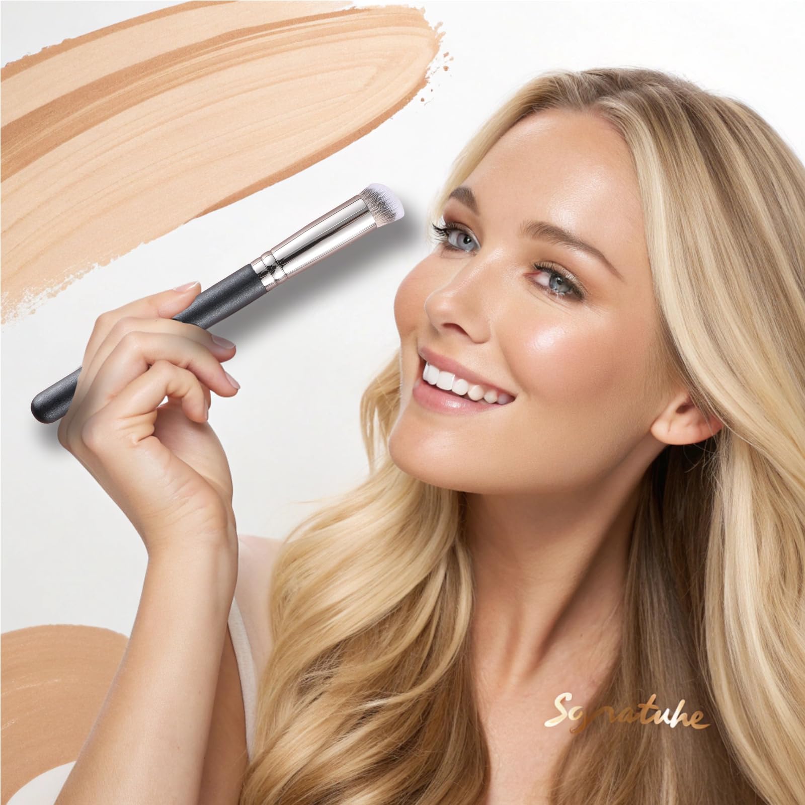 ENERGY Concealer Brush Under Eye Mini Angled Flat Top Kabuki Nose Contour Brush for Concealing Blending Setting Buffing with Powder Liquid Cream Cosmetic Pro Small Makeup Foundation brushes 270 ENERGY buy supplements canada