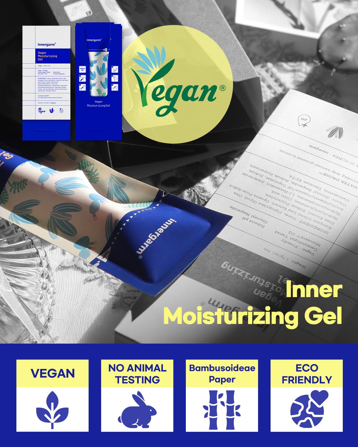wettrust Innergarm Vegan Moisturizing Gel - pH Balanced Intimate Care for Women, Natural Ingredients, 6 Count wettrust buy supplements canada