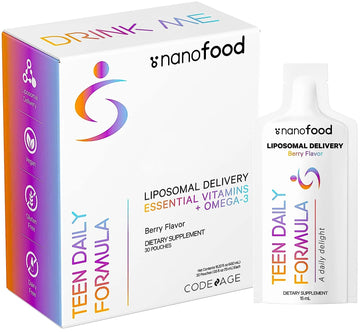 Codeage Multivitamins For Teens, Liquid Vitamin C for Teenagers, Vitamin A B6 B12 D3 E For Kids, Biotin Zinc Omega-3 Folate, Liposomal Vitamins Supplement Codeage buy supplements canada