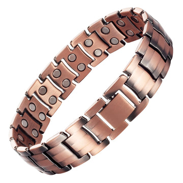 MagVIVACE Copper Bracelet for Men, Magnetic Bracelet with 3500 Gauss Magnets MagVIVACE buy supplements canada