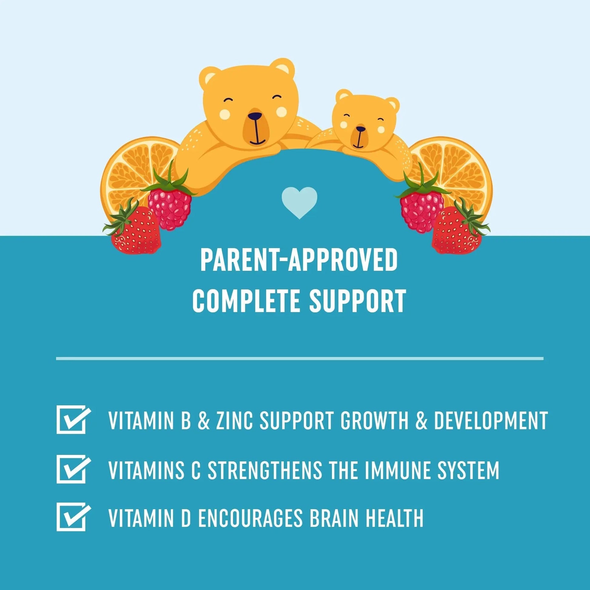 Kids Multivitamin Gummies | Vitamins A, B, C, D & Zinc for Immunity, Growth & Development | Daily Multivitamins for Children Ages 2+ | MAV NUTRITION buy supplements canada