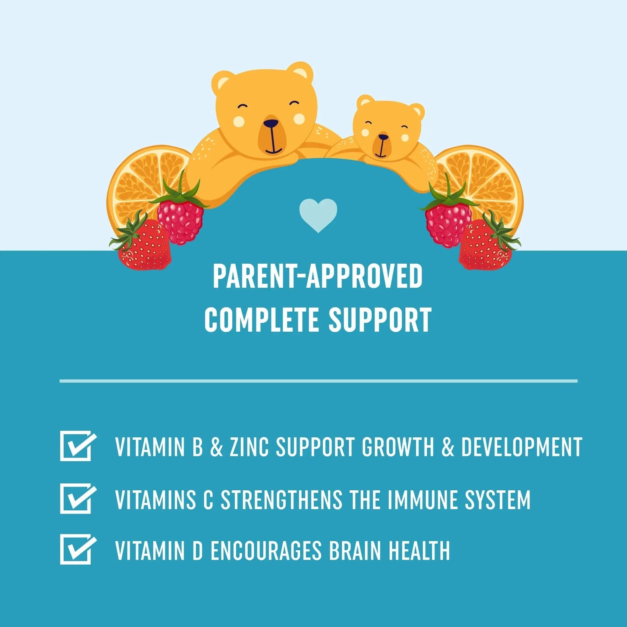 Kids Multivitamin Gummies | Vitamins A, B, C, D & Zinc for Immunity, Growth & Development | Daily Multivitamins for Children Ages 2+ | MAV NUTRITION buy supplements canada
