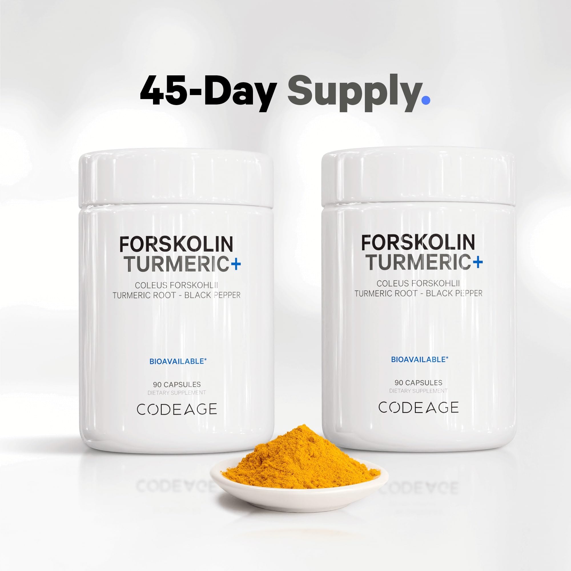 Codeage Forskolin, Pure Forskolin Coleus + Organic Turmeric Root Powder, 95% Curcumins Codeage buy supplements canada
