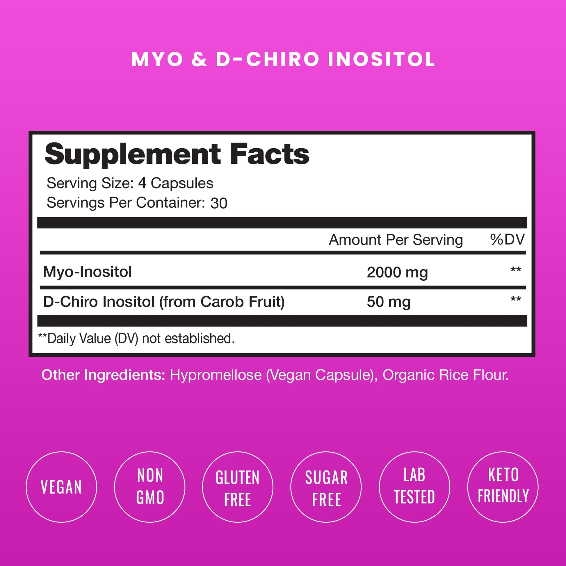 NutraChamps Myo-Inositol & D-Chiro Inositol Supplement | Ovarian & PCOS Support NutraChamps buy supplements canada