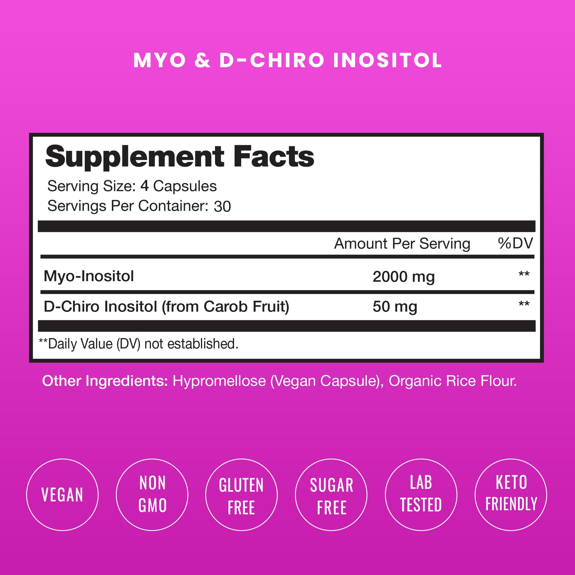 NutraChamps Myo-Inositol & D-Chiro Inositol Supplement | Ovarian & PCOS Support NutraChamps buy supplements canada