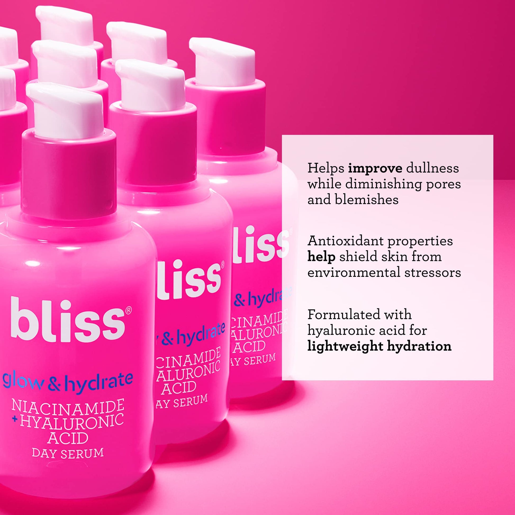 Bliss Glow and Hydrate Serum - Niacinamide + Hyaluronic Acid - 1 Fl Oz Bliss buy supplements canada