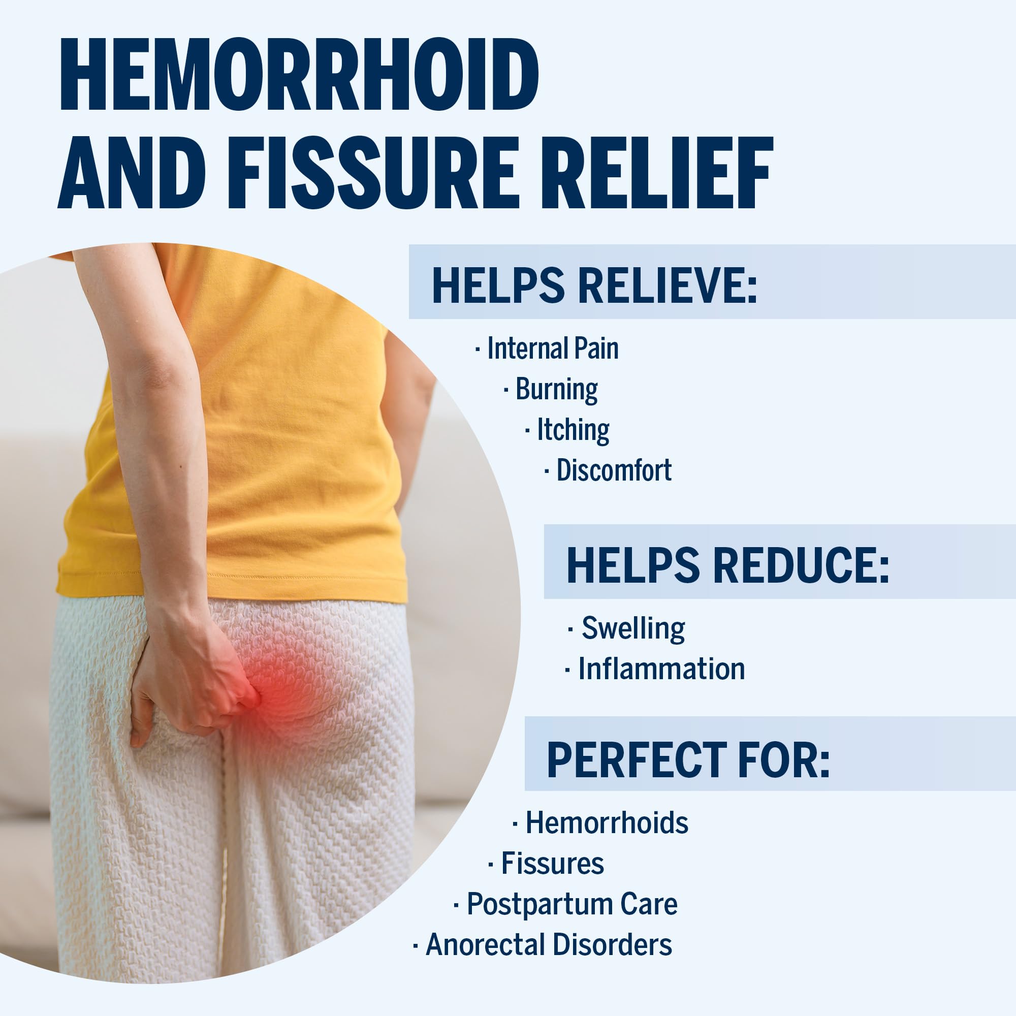 Ariella Hemorrhoid Treatment Suppository Gel: Natural & Herbal - Relieve Itching Burning Discomfort - Internal Relief - New Rounded Applicator - Nighttime Use (Pack of 6, Old) Ariella buy supplements canada