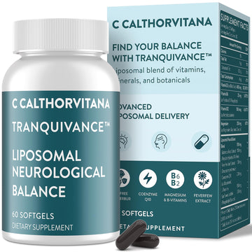 C Calthorvitana Migraine Relief Supplement – Liposomal Riboflavin, Vitamin B2 B6 & B12, Magnesium, CoQ10, L-Theanine, PA-Free Butterbur & Feverfew – Natural Head & Nerve – 60 Softgels C Calthorvitana buy supplements canada