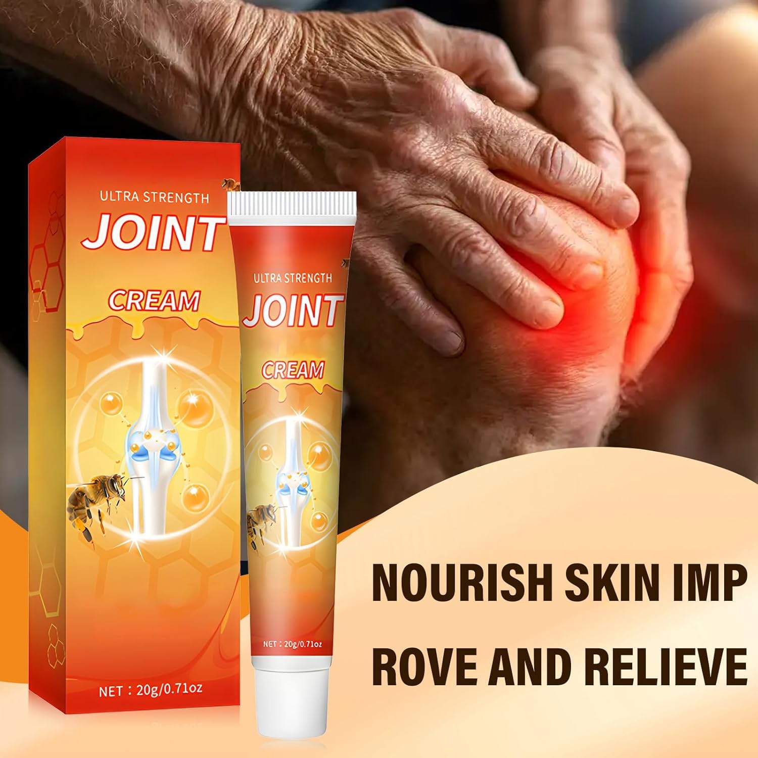 XiuFa 3PCS Joint Cream, Bee Venom Joint Repair Cream, for Back, Neck, Feet, Shoulder XiuFa buy supplements canada