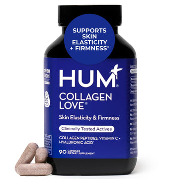HUM Collagen Love Skin Supplement, Collagen Peptides Capsules with Hyaluronic Acid & Vitamin C, Supports Firm Skin & Helps Minimize Signs of Aging, Supplements HUM buy supplements canada