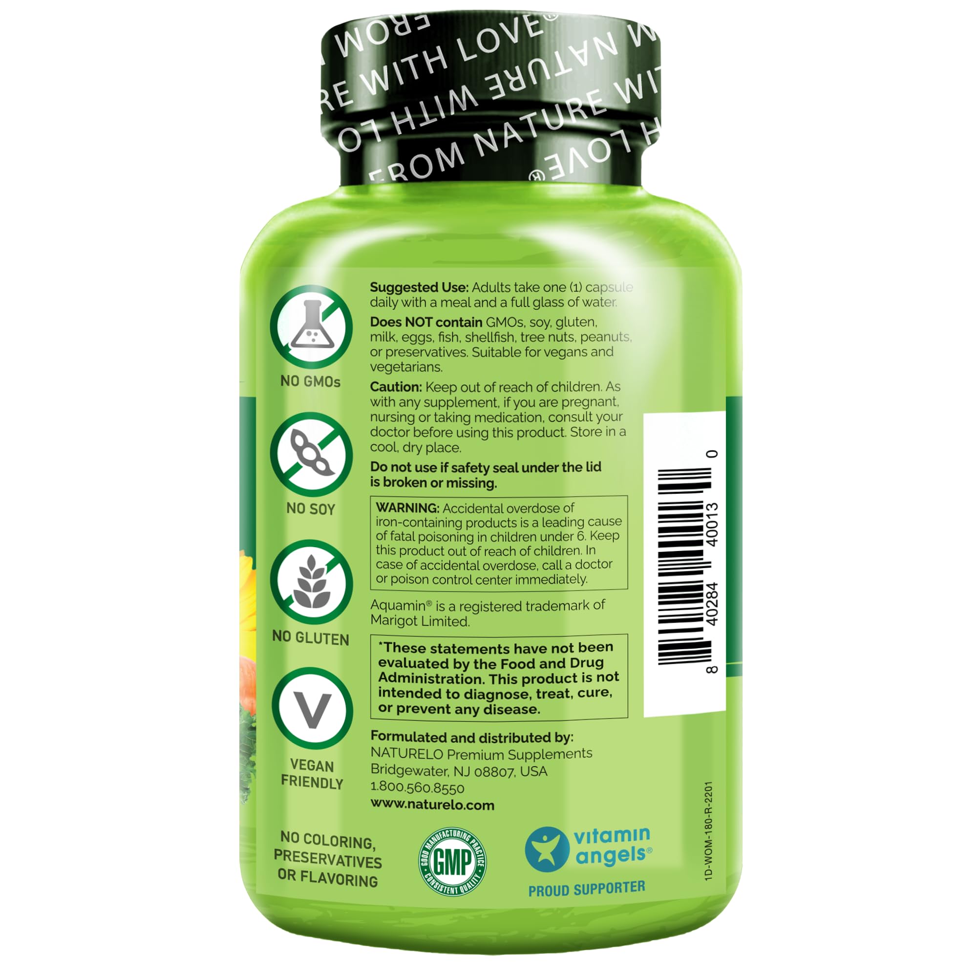 NATURELO One Daily Multivitamin for Women - Energy Support - Whole Food Supplement NATURELO buy supplements canada