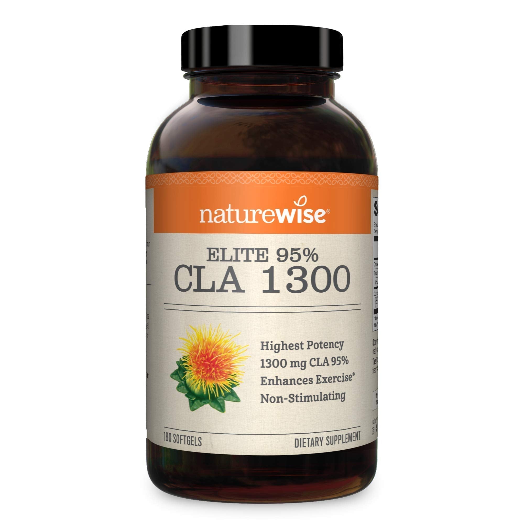 NatureWise Elite CLA 1300 Maximum Potency, 95% CLA Safflower Oil Workout Supplement NatureWise buy supplements canada