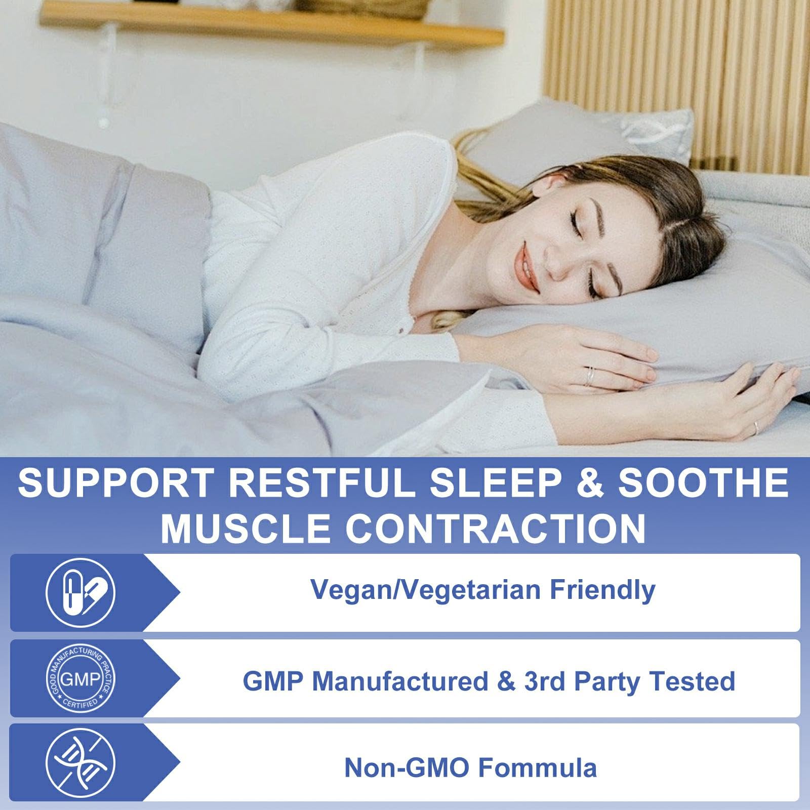 OMOGS High Absorption Magnesium Glycinate, for Supporting Sleep, Muscle Relaxation, Heart Health & Bone Health, Gluten Free, Non-GMO, 90 Vegetarian Capsules OMOGS buy supplements canada