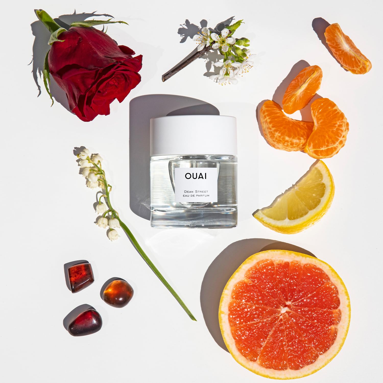 OUAI Dean Street Eau de Parfum - Elegant Womens Perfume for Everyday Wear - Fresh Floral Scent with Notes of Citrus, Apricot, Magnolia and Delicate Hints of Rose and Musk (1.7 Oz) OUAI buy supplements canada