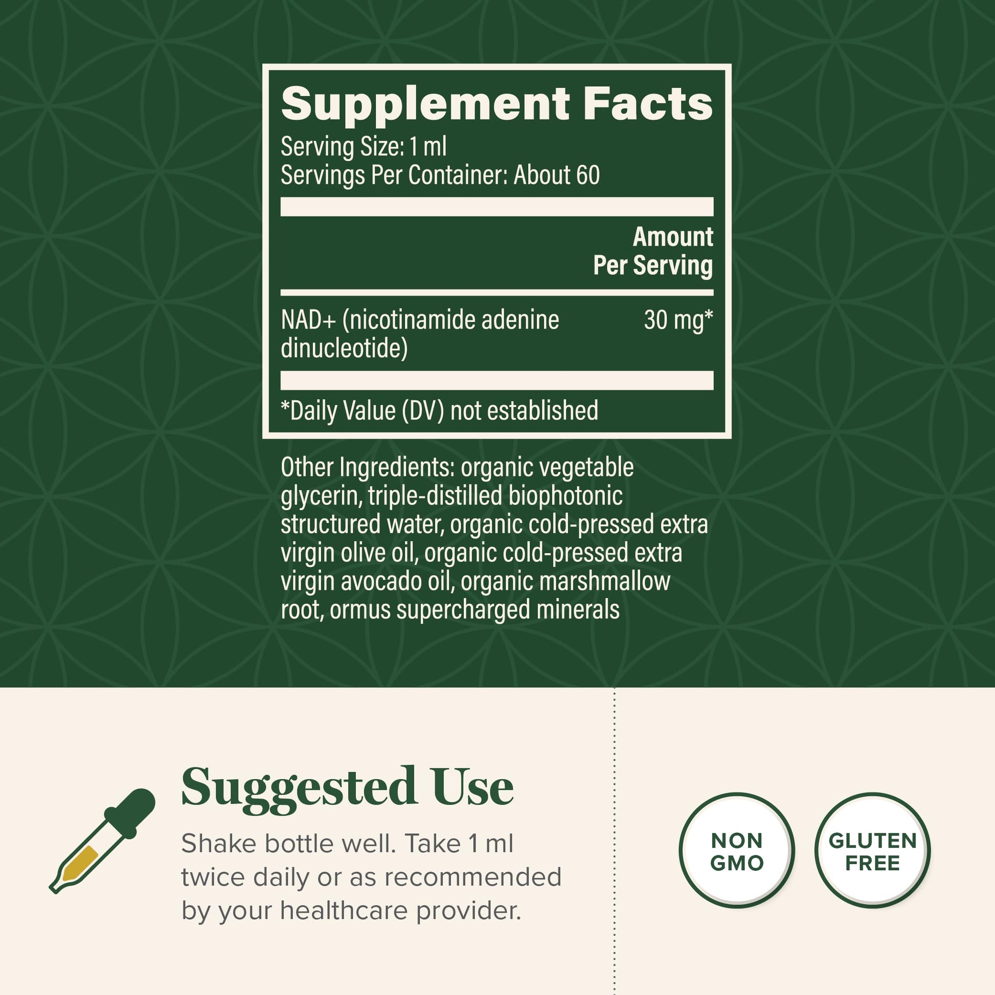 Global Healing Premium NAD+ Liquid Supplement - Sublingual NAD Drops - Liposomal NAD Plus Serum for Cellular Renewal - Nicotinamide Riboside Formula for Men & Women (2 Oz) Global Healing Center buy supplements canada