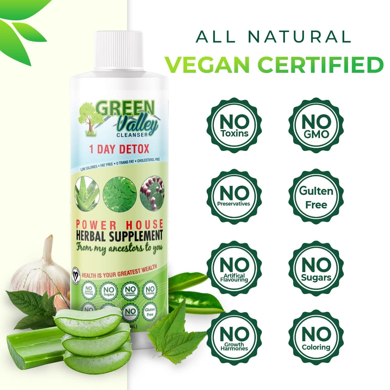 1 Day Colon Liquid Cleanse Formula and Liver Detox - Vegan Friendly, Helps Healthy Digestion Green Valley Cleanser buy supplements canada