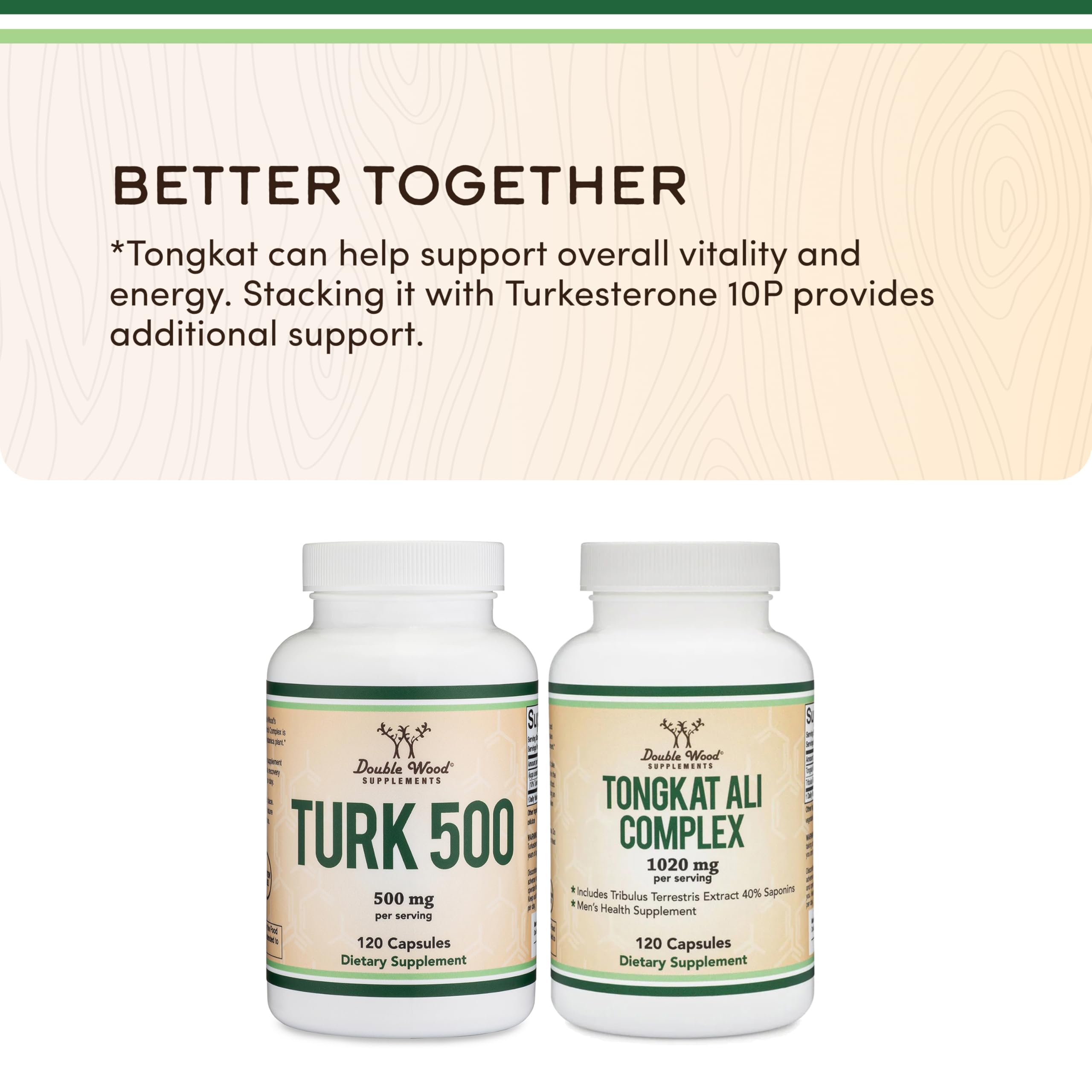 Turkesterone Supplement 500mg, 120 Capsules (Ajuga Turkestanica Extract Std. to 10% Turkesterone) Similar to Ecdysterone for Men's Health Support (Manufactured and Tested in the USA) by Double Wood Double Wood Supplements buy supplements canada