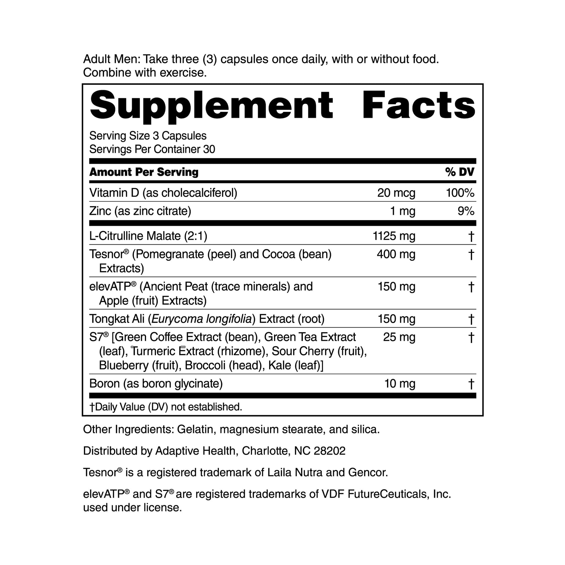Nugenix Total-T2 - Nitric Oxide Booster for Men, Tesnor, S7, ElevATP, Tongkat, Citrulline, Nitric Oxide and Testosterone Supplement for Men (90 Count) Nugenix buy supplements canada