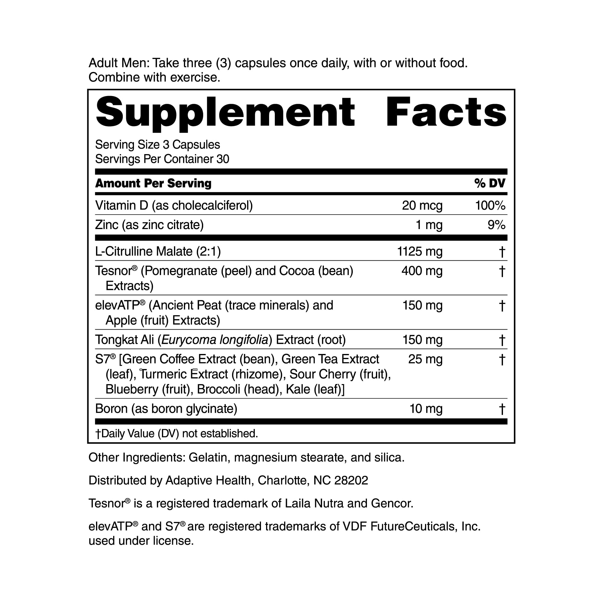 Nugenix Total-T2 - Nitric Oxide Booster for Men, Tesnor, S7, ElevATP, Tongkat, Citrulline, Nitric Oxide and Testosterone Supplement for Men (90 Count) Nugenix buy supplements canada