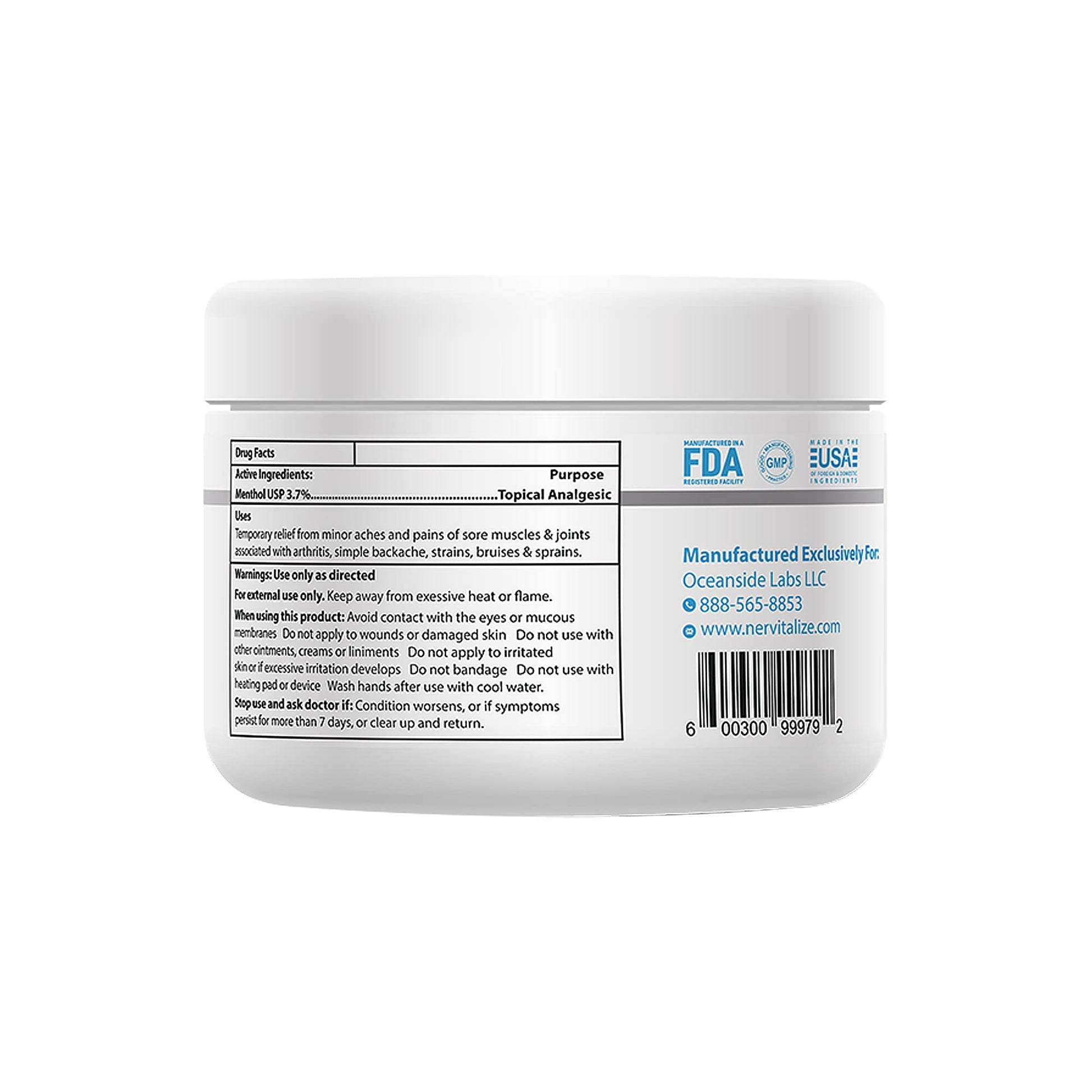Nervitalize Fast Acting Nerve Pain Relief Cream Maximum Strength Formula - 3 fl oz - Helps Provide Neuro Pain Relief and Deep Nerve Nourishment to Support Normal Nerve Function - Made in The USA Nervitalize buy supplements canada