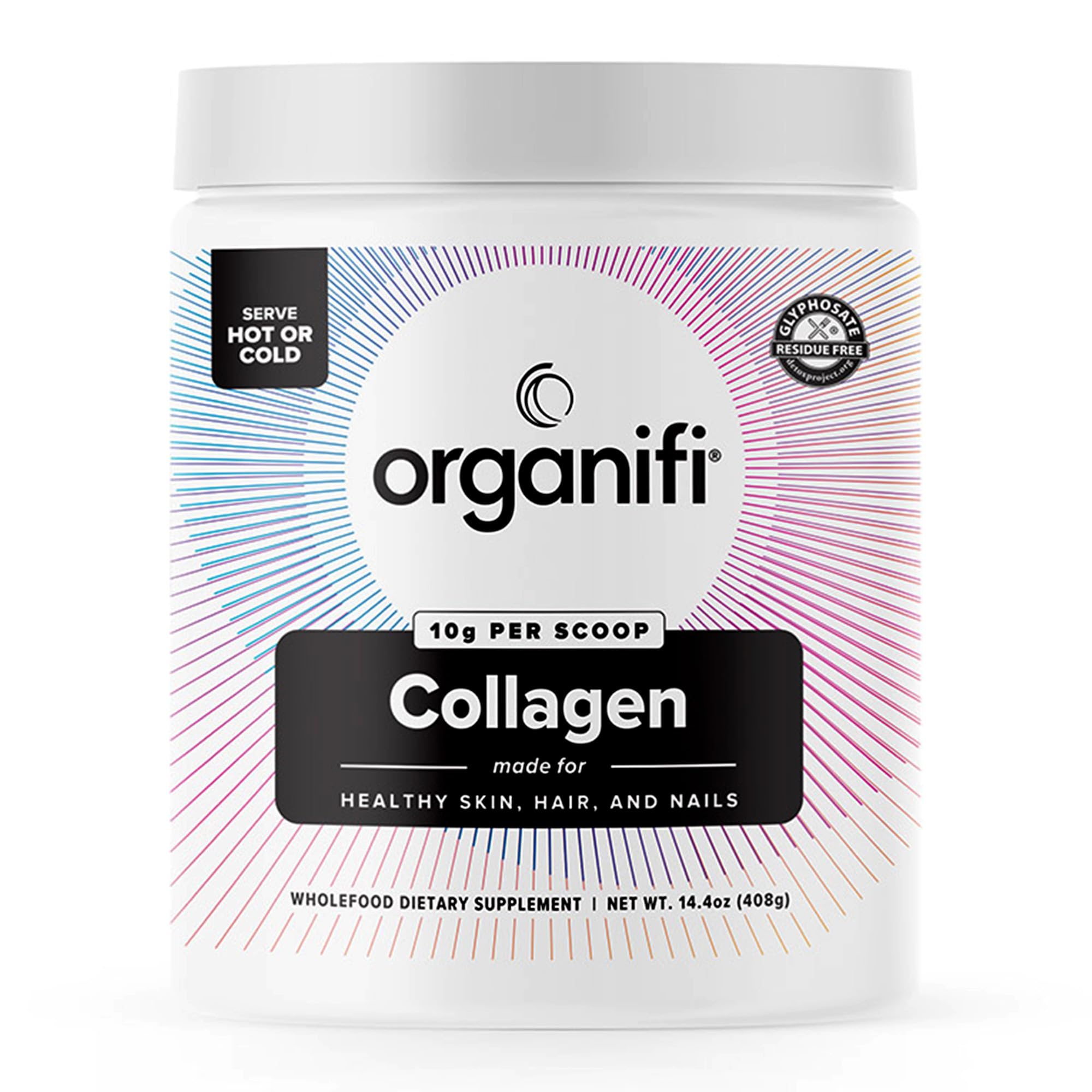 Organifi Unflavored Collagen Powder - Supports Stronger Skin, Nail, and Hair, 40 Servings Organifi buy supplements canada