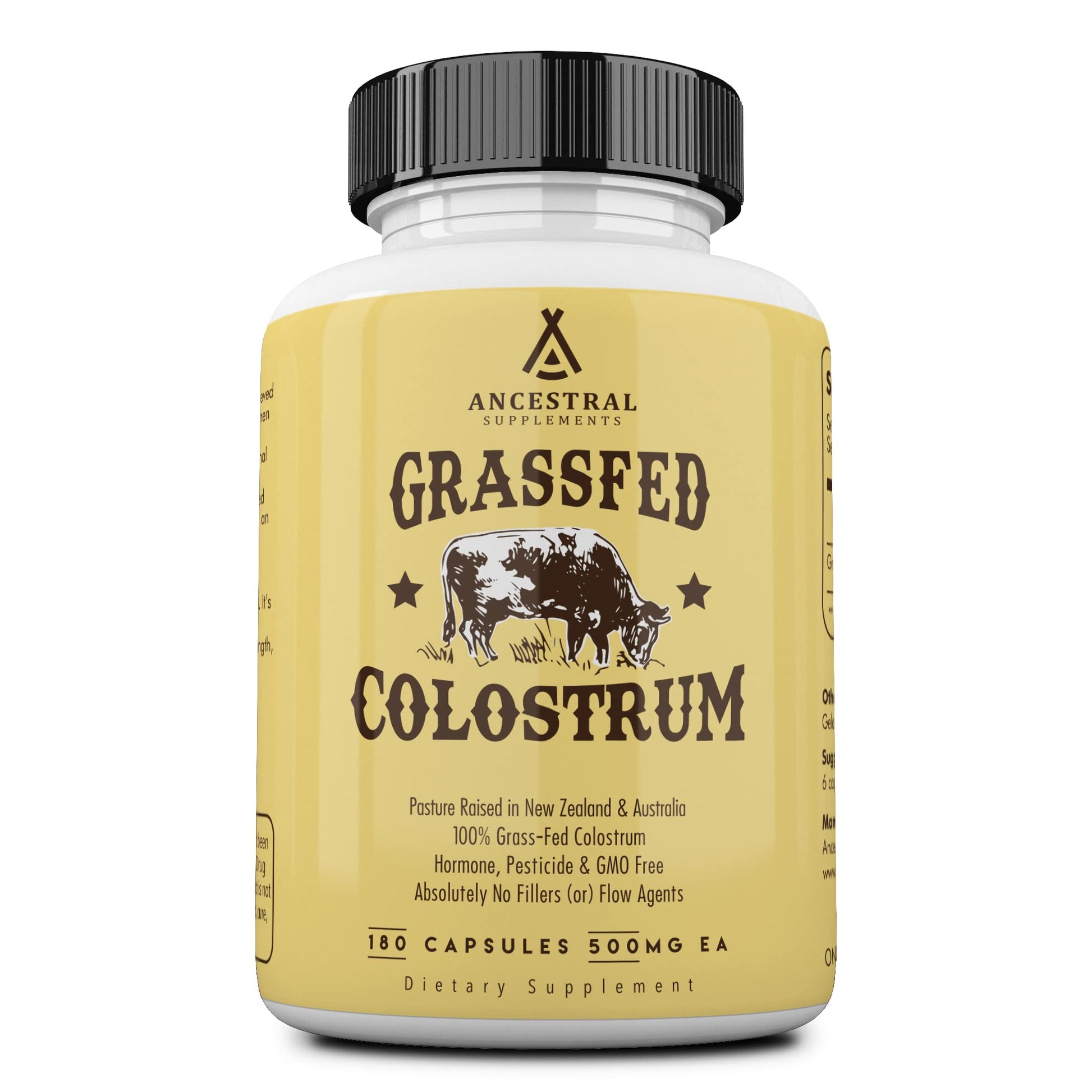 Ancestral Supplements Grass Fed Beef Colostrum Supplement, 3000 mg, 180 Capsules Ancestral Supplements buy supplements canada