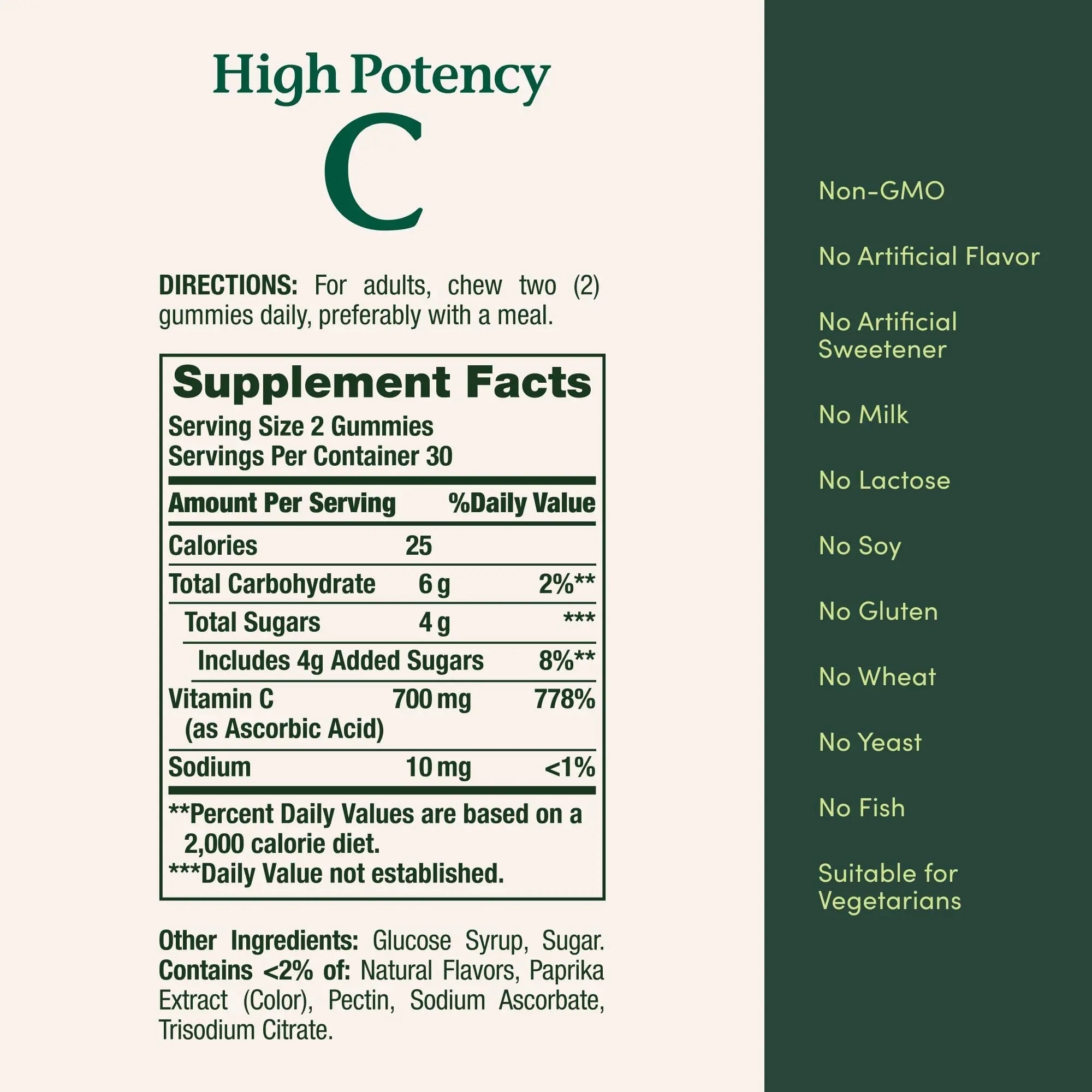 Nature’s Bounty Vitamin C Gummies 700mg, High Potency Vitamin C Chewable Gummies for Adults, Immune Support Supplement Nature's Bounty buy supplements canada