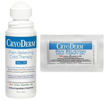 Combo Package Cold Therapy 3 oz Roll-On & 12 Packets CryoDerm buy supplements canada
