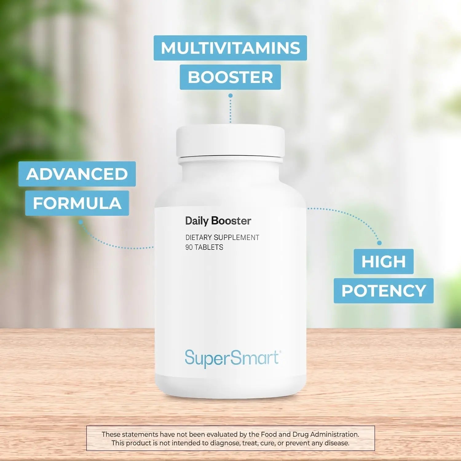 Supersmart Daily Booster (Advanced Formula) - with PQQ, OPCs, Quercetin, Acetyl L-Carnitine, R-Lipoic Acid - Boost for Multivitamin Supplement Supersmart buy supplements canada
