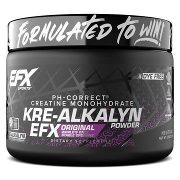 EFX Sports Kre-Alkalyn EFX Powder | pH Correct Creatine Monohydrate Powder Supplement | Strength, Muscle Growth & Performance | 66 Servings (Unflavored) EFX Sports buy supplements canada