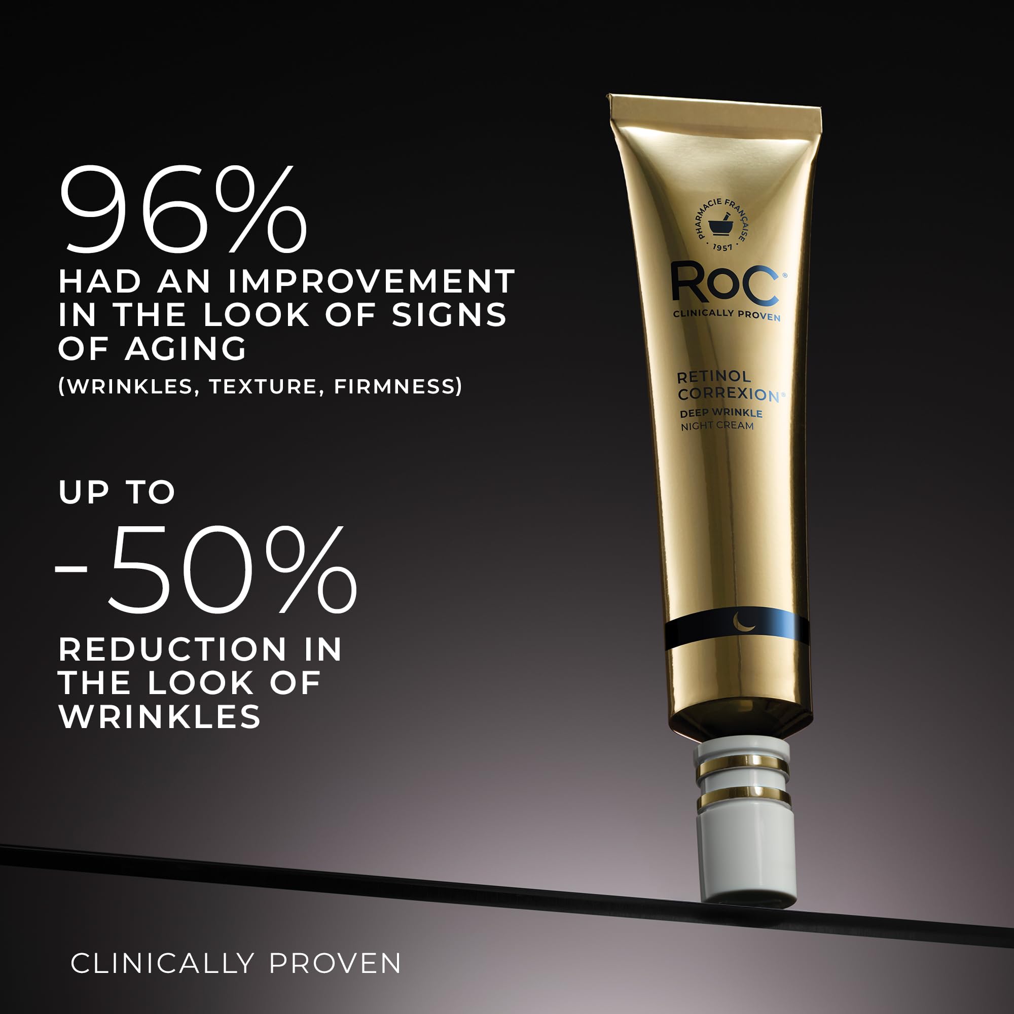 RoC Retinol Correxion Night Cream for Deep Wrinkles, Anti Aging Skincare Treatment Women and Men, 1.0 oz RoC buy supplements canada