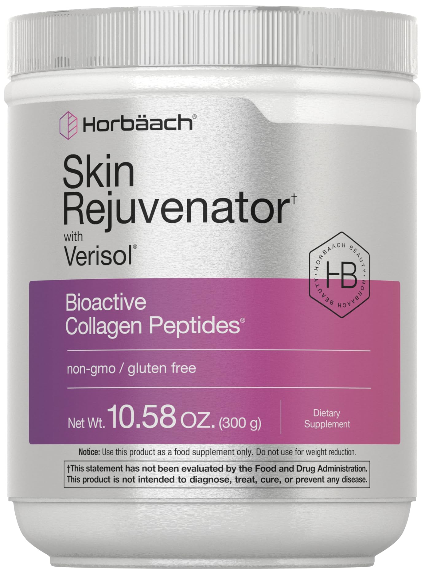 Horbäach Skin Rejuvenator with Verisol 10.58 oz | Bioactive Collagen Peptide Powder | Types I and III | Non GMO, Gluten Free Supplement Horbäach buy supplements canada