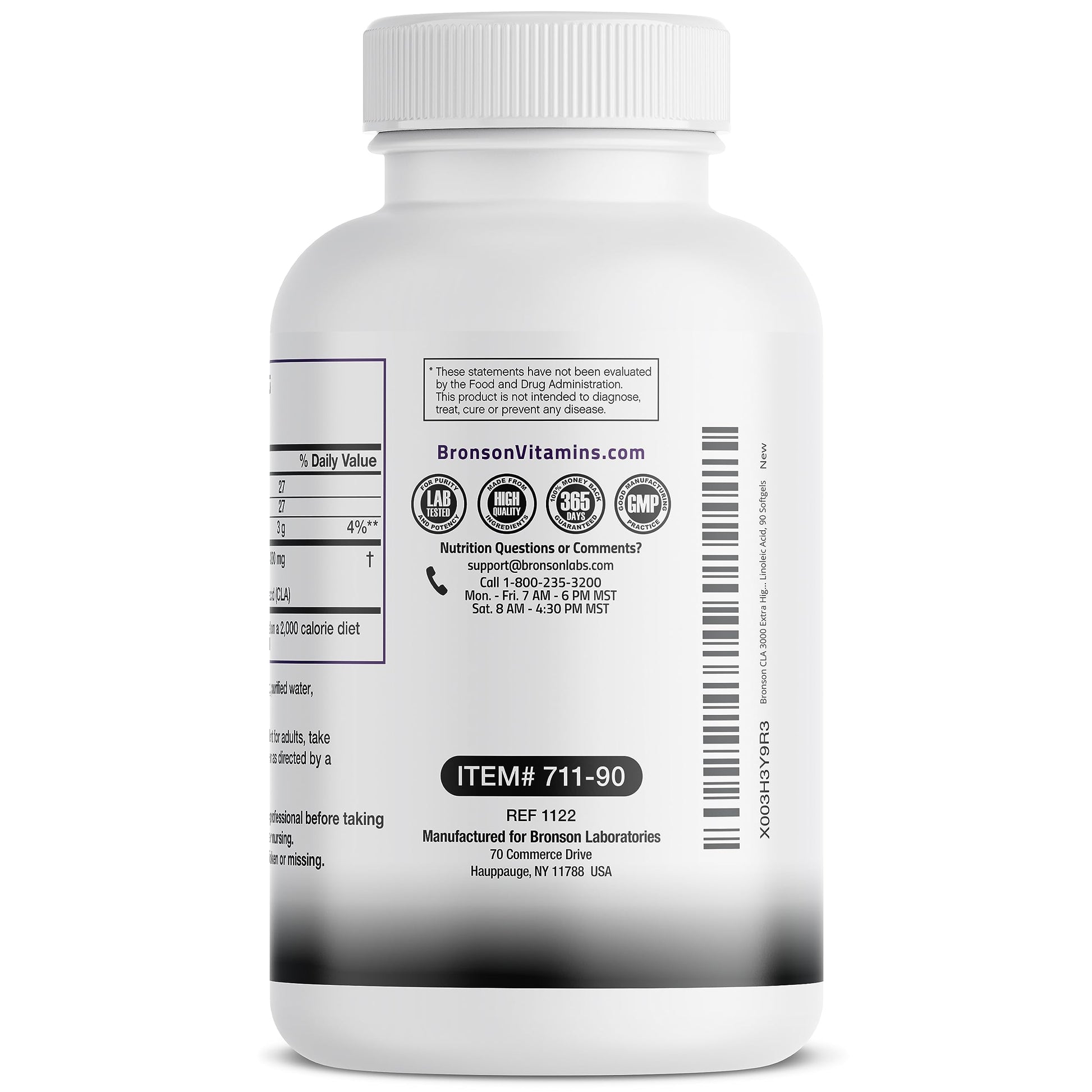 Bronson CLA 3000 Extra High Potency Supports Healthy Weight Managem Bronson buy supplements canada