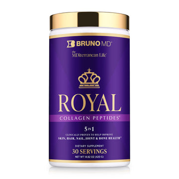 Bruno MD Royal Collagen Peptides, Clinically proven, Dietary Supplement, Improves Skin & Cellulite, European Sourced, Improves the Look of Hair & Nails, Blended with Vitamin C, Bone & Joint Supplement BRUNO MD buy supplements canada