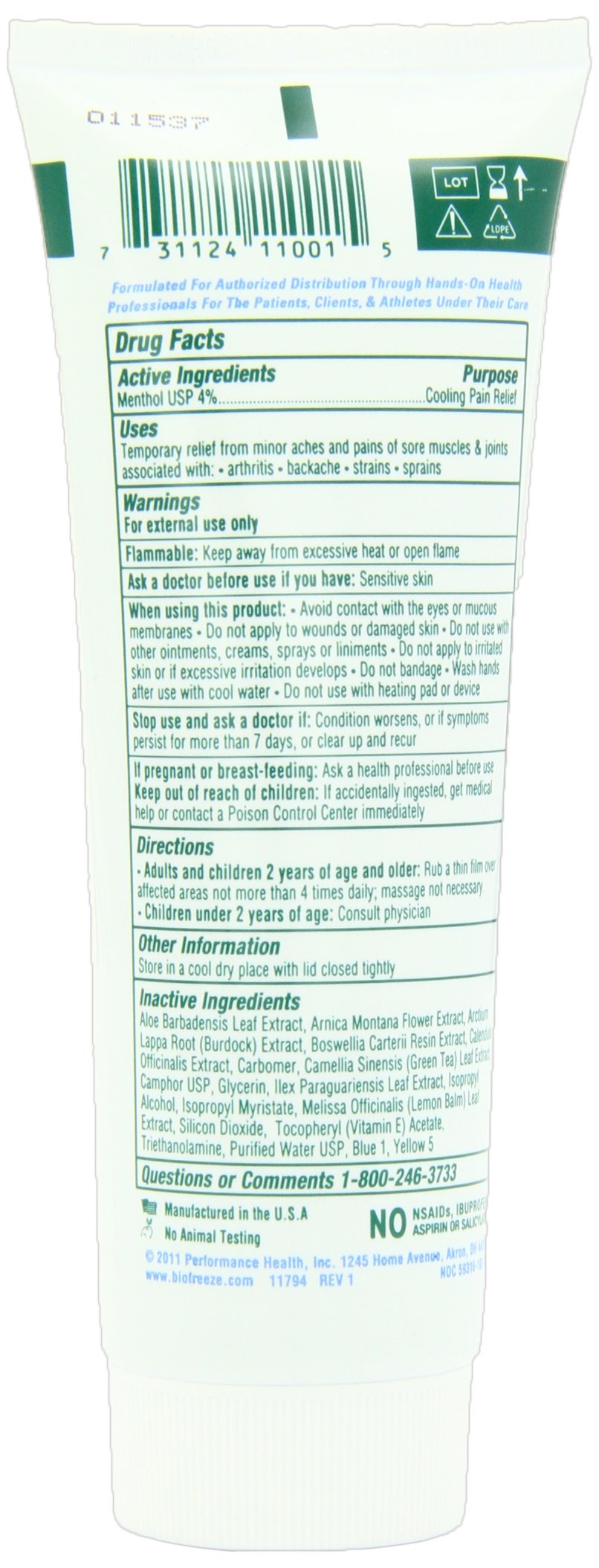 Bio Freeze Pain Relieving Gel, 4 Ounce, 12-Count Biofreeze buy supplements canada