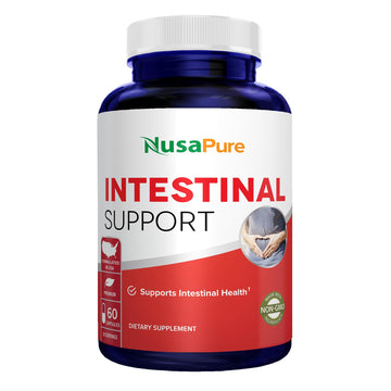 NusaPure Intestinal Support for Humans (Non-GMO), Wormwood, Garlic, Black Walnut Hull, 60 Capsules NusaPure buy supplements canada