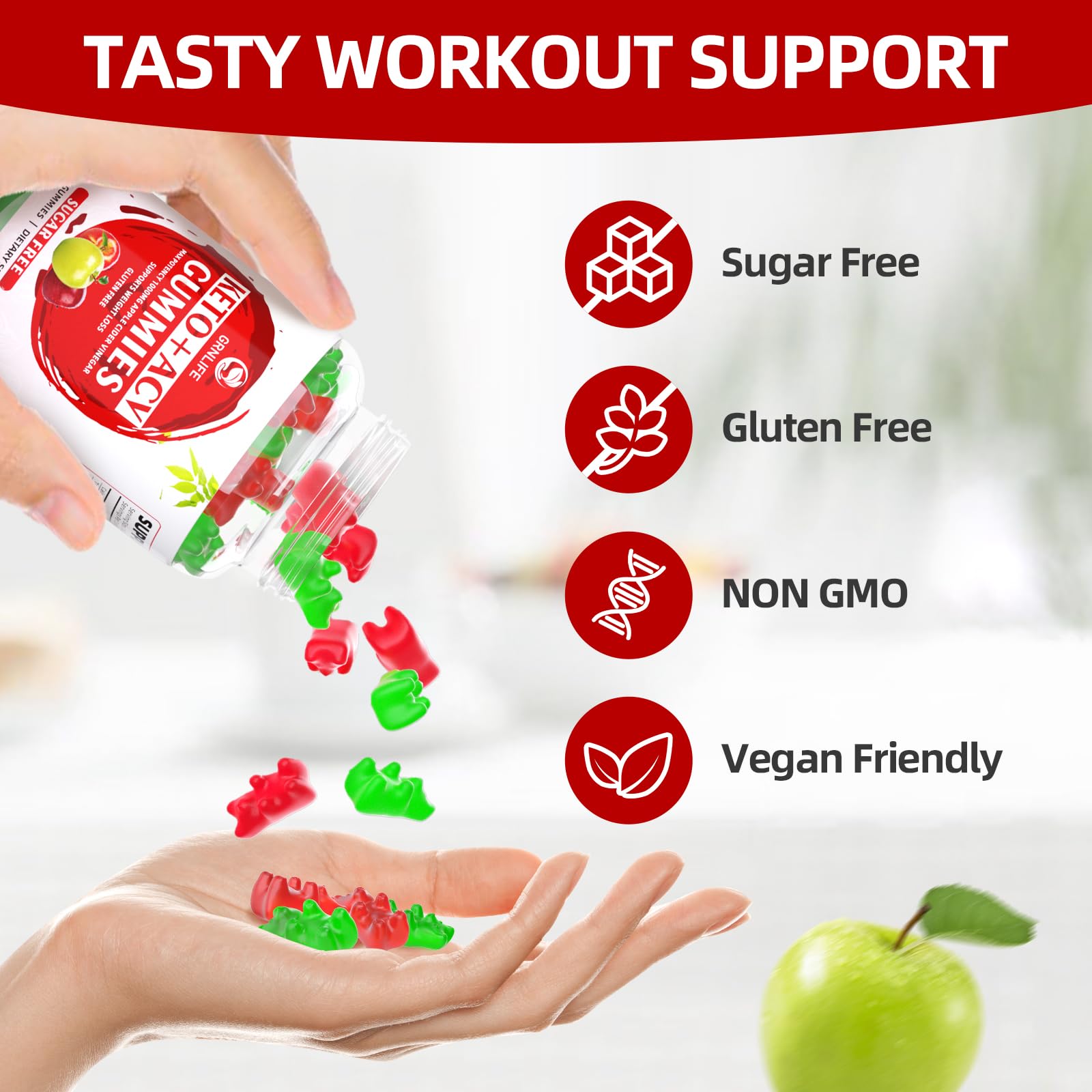 Keto ACV Gummies Advanced Weight Loss, 1000MG Apple Cider Vinegar Gummies Supple GrnLife buy supplements canada