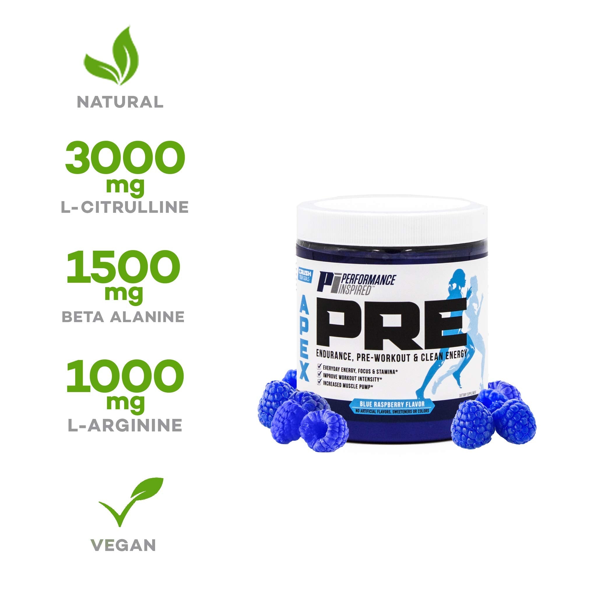 PERFORMANCE INSPIRED Nutrition - APEX Pre Workout Powder - Increase Energy & Endurance PERFORMANCE INSPIRED buy supplements canada